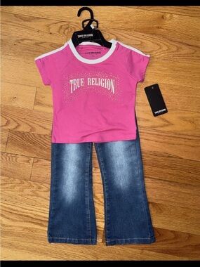 Kids true religion badazzled set